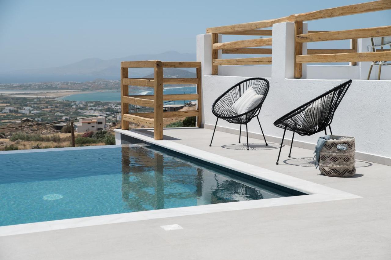 Naxos Skyline Deluxe Villas Agkidia Exterior foto