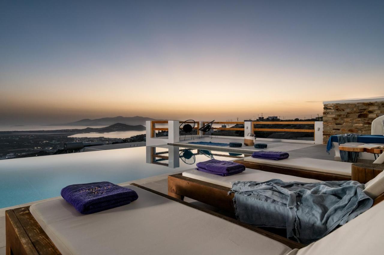 Naxos Skyline Deluxe Villas Agkidia Exterior foto