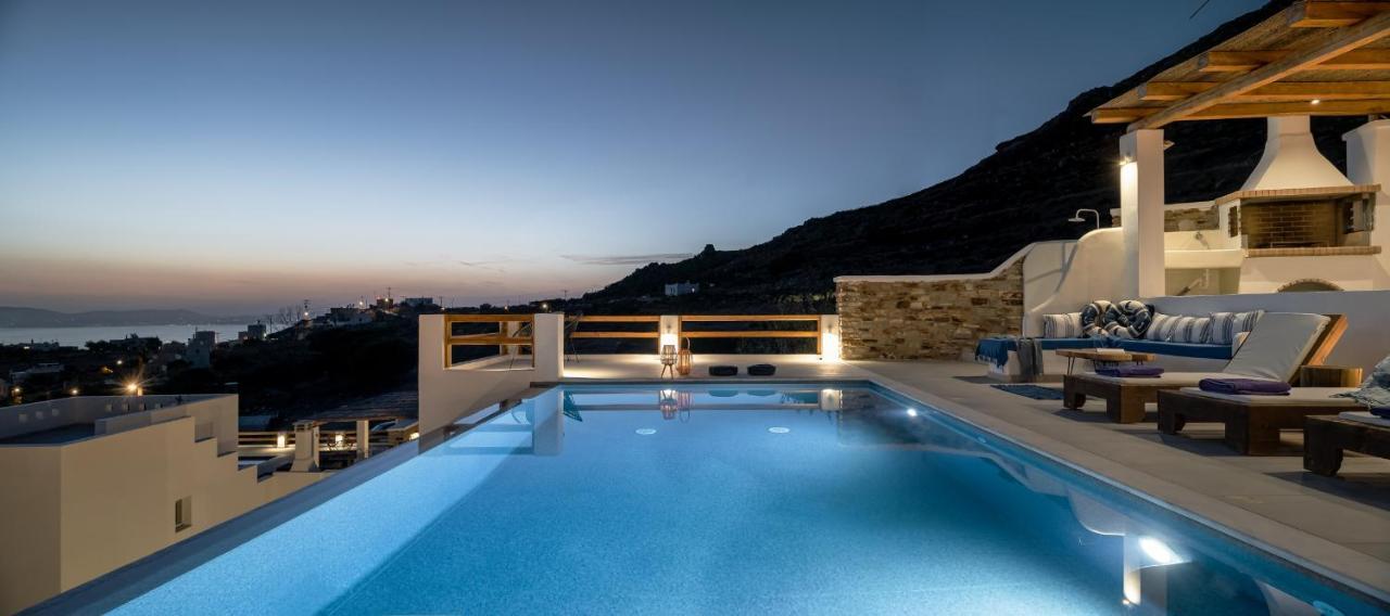 Naxos Skyline Deluxe Villas Agkidia Exterior foto