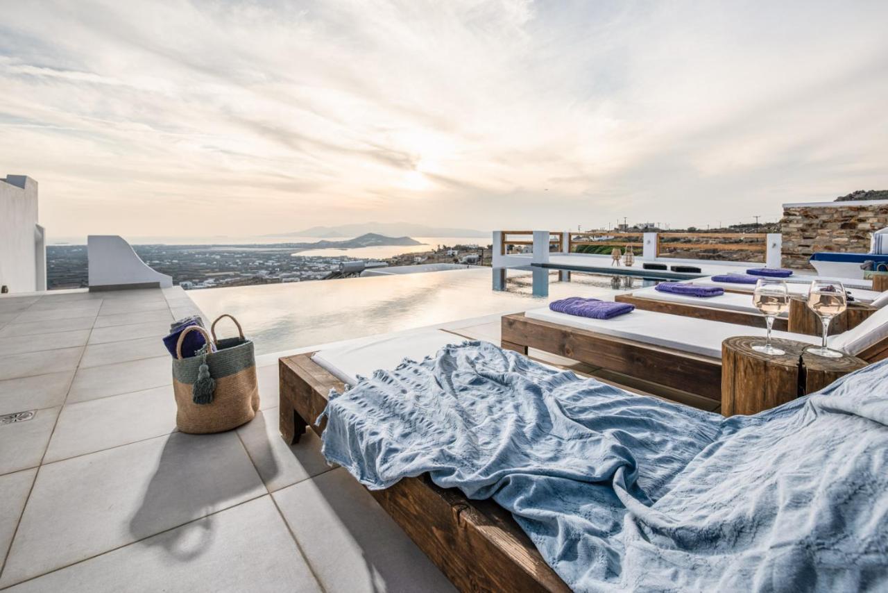 Naxos Skyline Deluxe Villas Agkidia Exterior foto