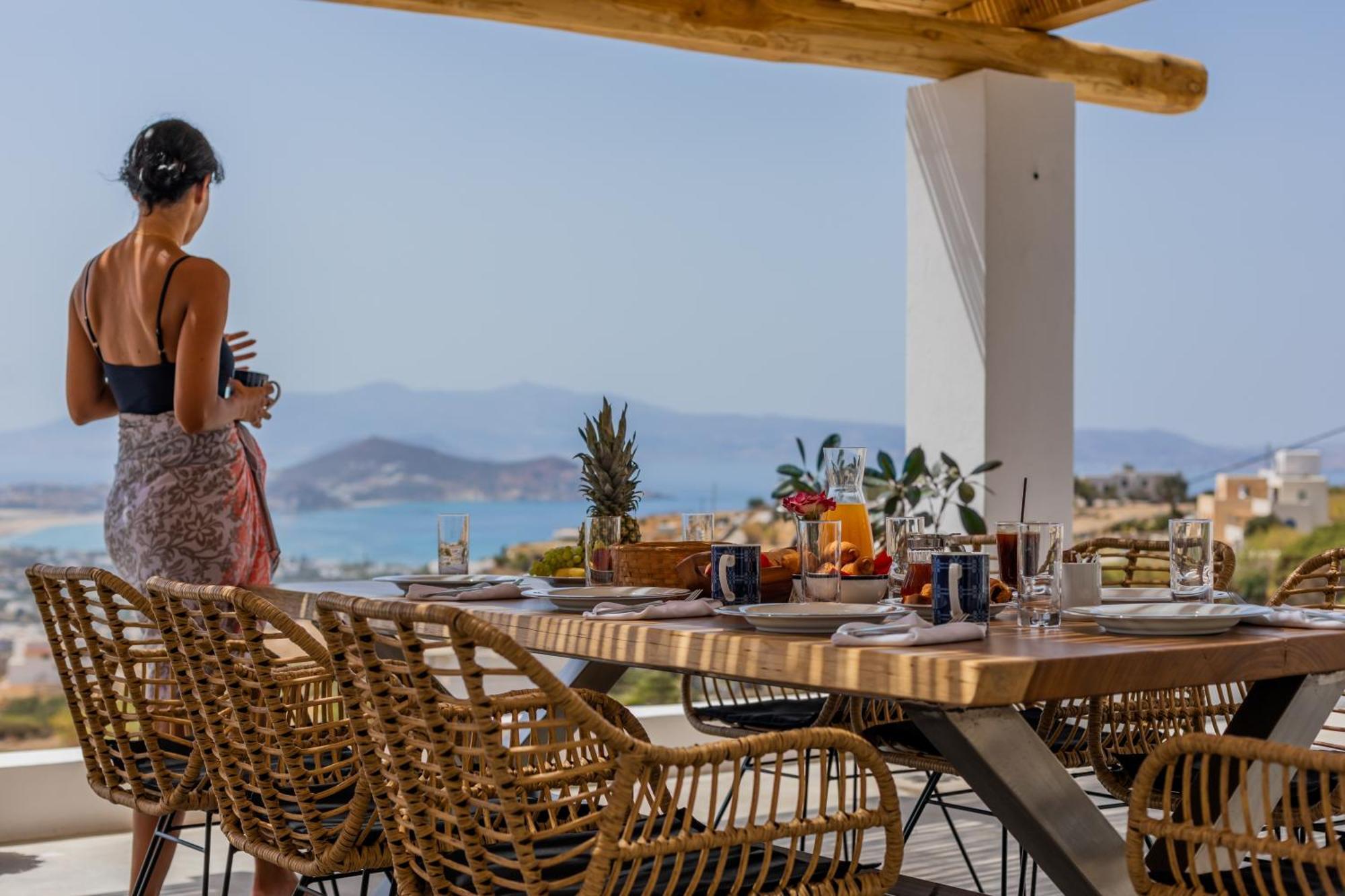 Naxos Skyline Deluxe Villas Agkidia Exterior foto