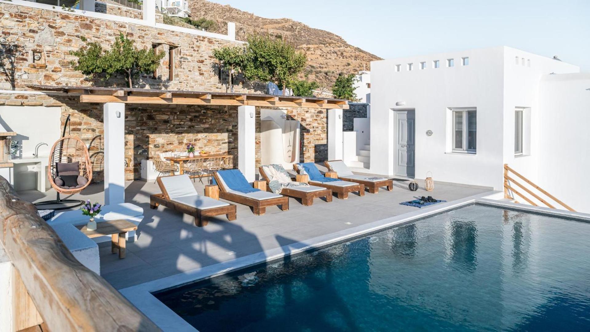 Naxos Skyline Deluxe Villas Agkidia Exterior foto